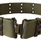 Chic Army Green Cotton Waist Belt - SEHABRANDS