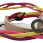 Multicolor Twisted Faux Leather Belt - SEHABRANDS