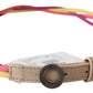 Multicolor Twisted Faux Leather Belt - SEHABRANDS