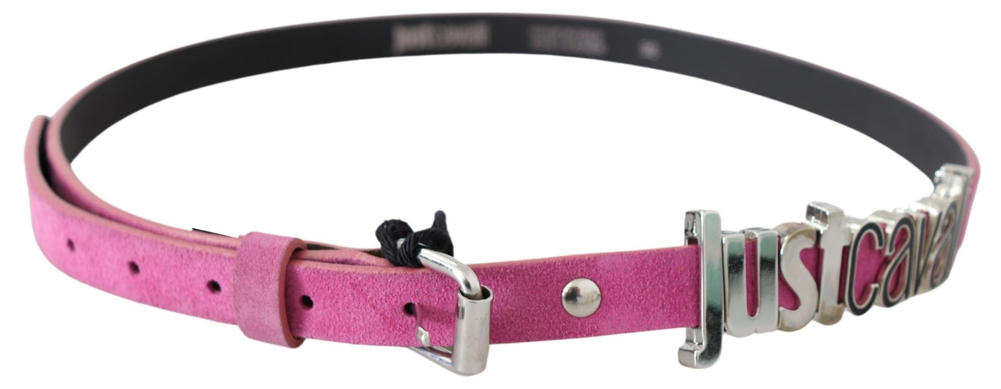 Fuschia Pink Leather Waist Belt - SEHABRANDS