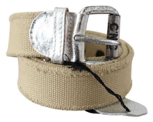 Elegant Beige Cotton Fashion Belt - SEHABRANDS