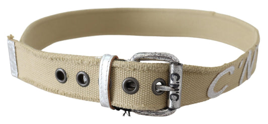 Elegant Beige Cotton Fashion Belt - SEHABRANDS