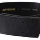 Elegant Solid Black Leather Belt - SEHABRANDS