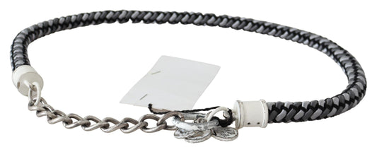 Multicolor Twisted Rope Leather Belt - SEHABRANDS