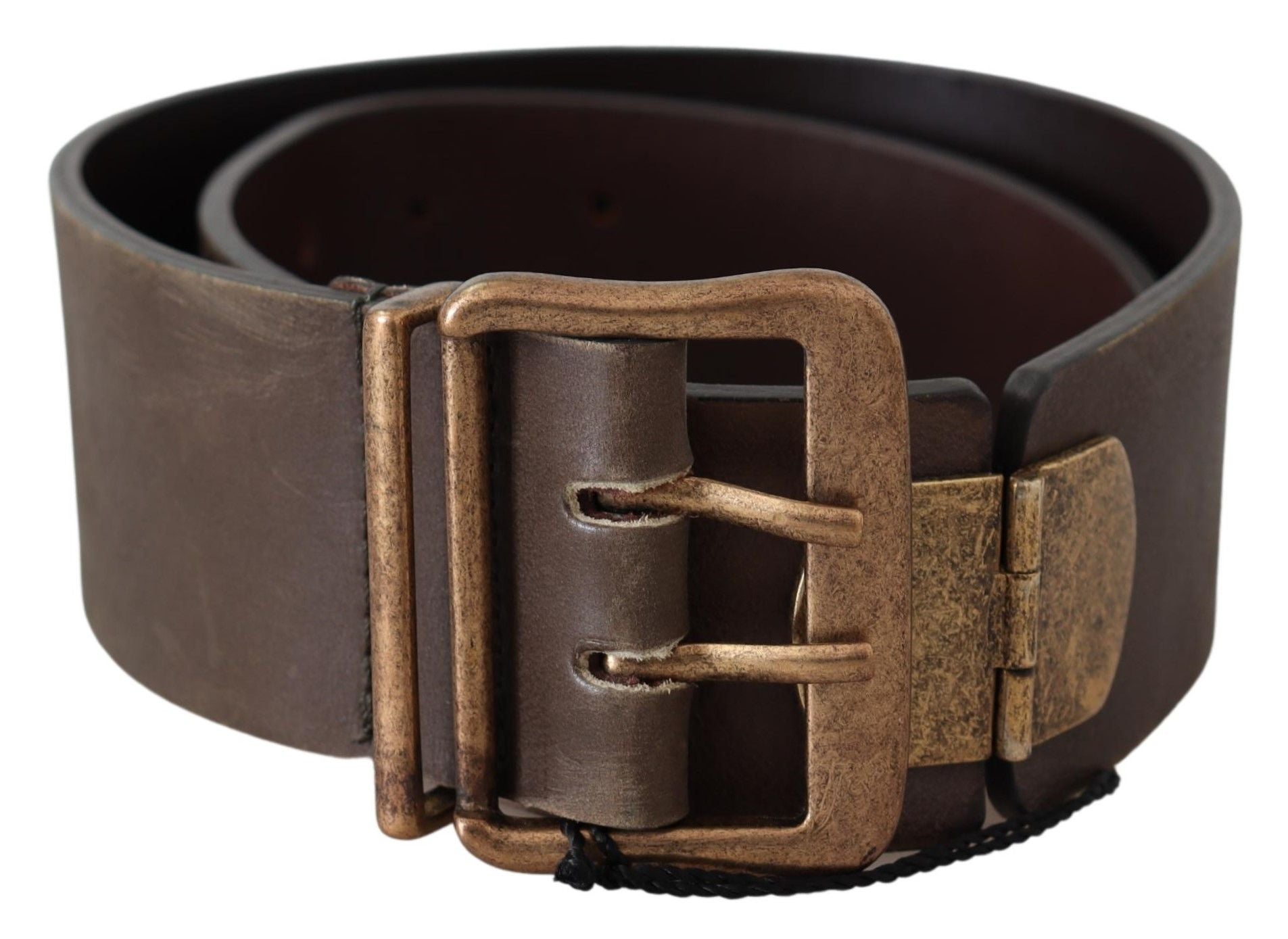 Elegant Leather Fashion Belt in Rich Brown - SEHABRANDS