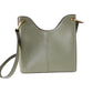 Joan Large Perforated Suede Leather Slouchy Messenger Handbag (Army Green) - SEHABRANDS