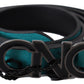 Chic Blue Green Leather Fashion Belt - SEHABRANDS