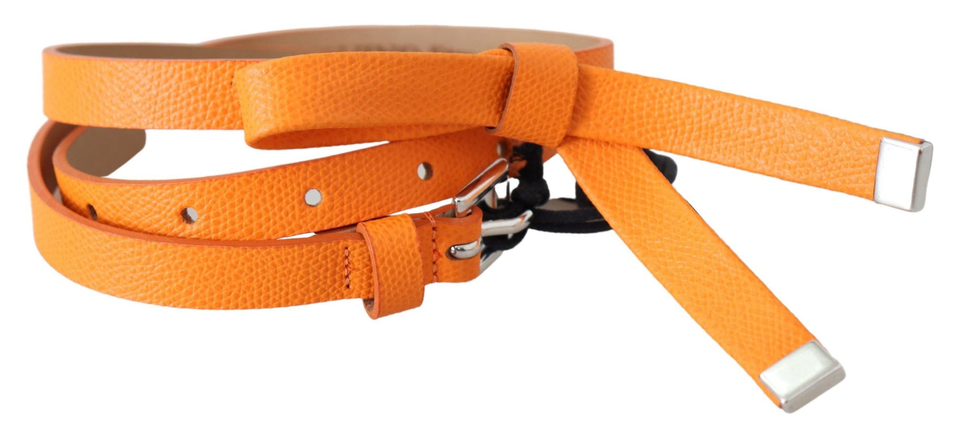 Elegant Leather Double Buckle Belt - SEHABRANDS