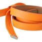 Elegant Leather Double Buckle Belt - SEHABRANDS