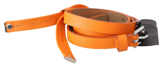 Elegant Leather Double Buckle Belt - SEHABRANDS