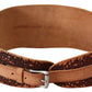 Elegant Brown Leather Fashion Belt - SEHABRANDS