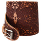 Elegant Brown Leather Fashion Belt - SEHABRANDS