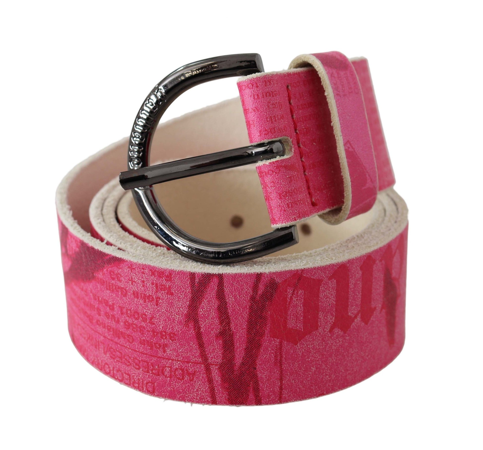 Elegant Pink Leather Fashion Belt - SEHABRANDS