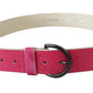 Elegant Pink Leather Fashion Belt - SEHABRANDS