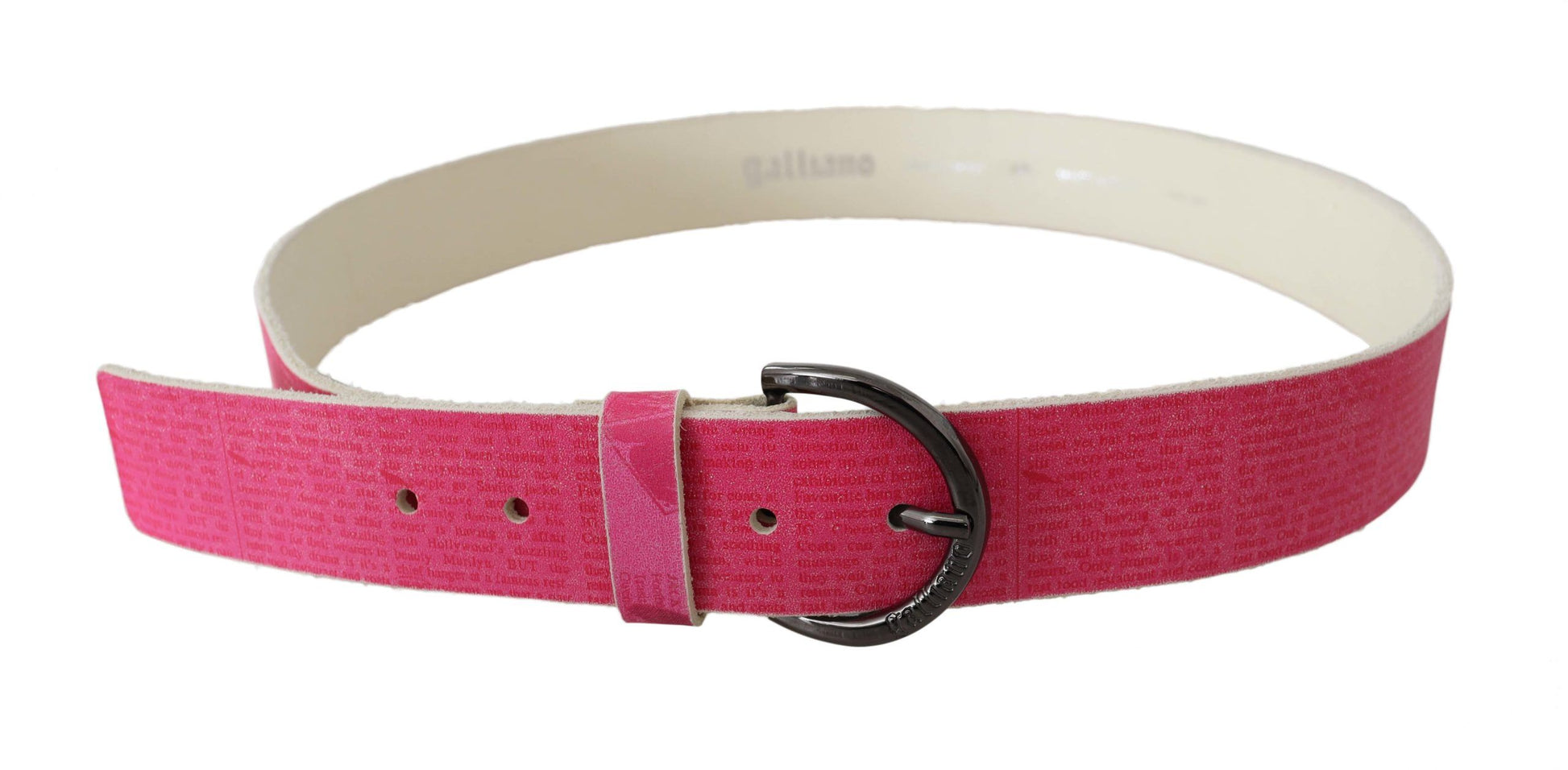 Elegant Pink Leather Fashion Belt - SEHABRANDS