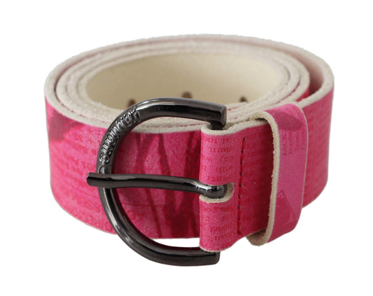 Elegant Pink Leather Fashion Belt - SEHABRANDS