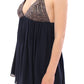 Elegant Navy Blue Sleeveless Blouse - SEHABRANDS