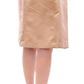 Elegant Silk Pleated Knee-Length Skirt - SEHABRANDS