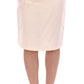 Elegant White Floral Pencil Skirt - SEHABRANDS