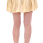 Chic Beige Floral Embroidered Mini Skirt - SEHABRANDS