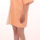 Chic Pink Silk-Blend Short Sleeve Coat - SEHABRANDS