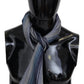 Elegant Multicolor Wool Scarf with Logo Embroidery - SEHABRANDS