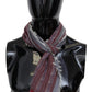 Chic Multicolor Wool Blend Designer Scarf - SEHABRANDS