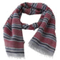 Elegant Multicolor Striped Wool Scarf - SEHABRANDS