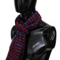 Chic Check Pattern Wool Scarf with Logo Embroidery - SEHABRANDS