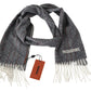 Elegant Unisex Cashmere Scarf with Signature Pattern - SEHABRANDS