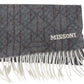 Elegant Unisex Cashmere Scarf with Signature Pattern - SEHABRANDS