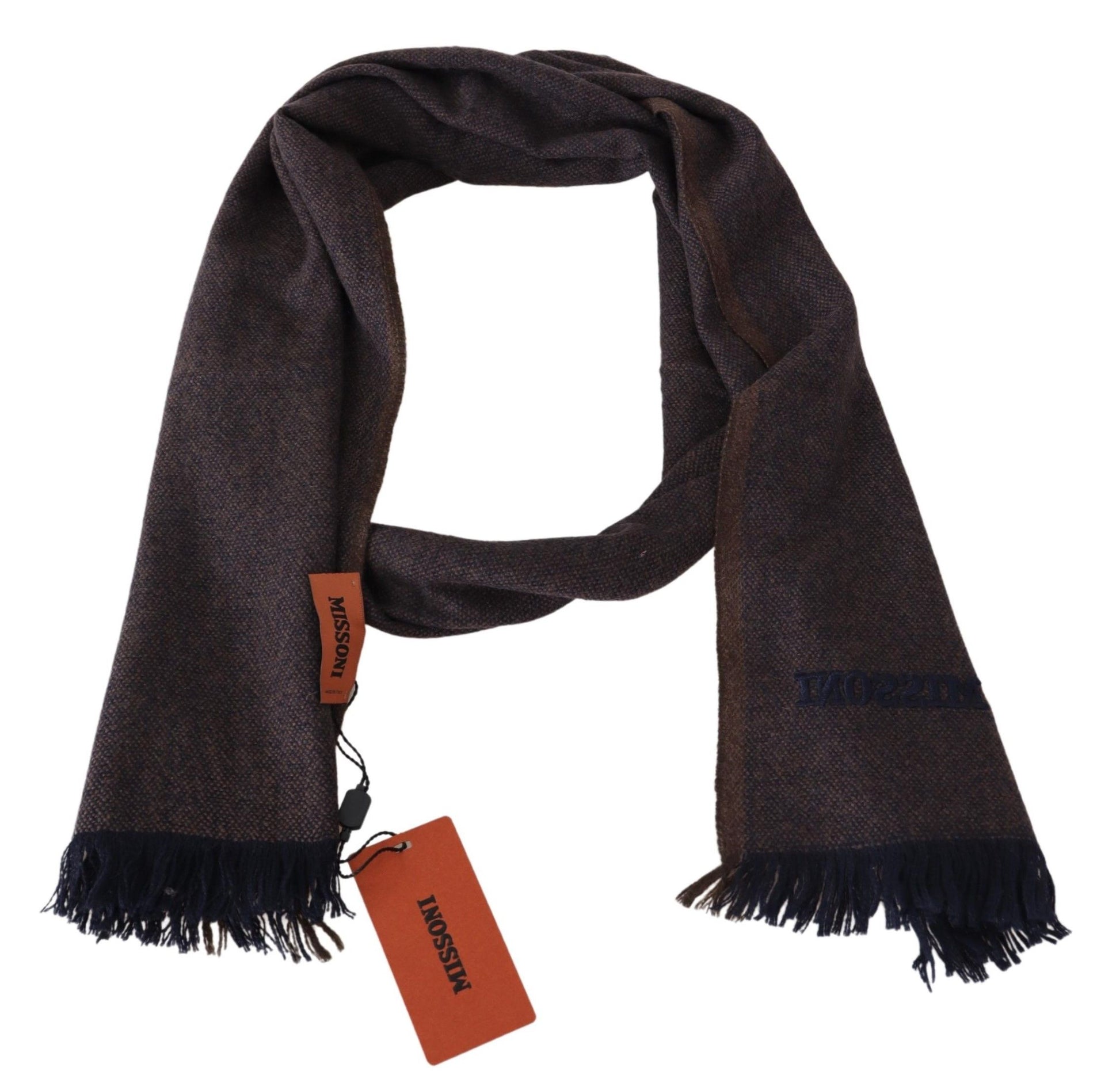 Elegant Cashmere Unisex Fringed Scarf - SEHABRANDS