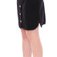 Elegant Black Wool-Cotton Blend Skirt - SEHABRANDS