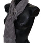 Elegant Wool Silk Blend Plaid Scarf - SEHABRANDS