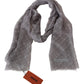 Elegant Wool Silk Blend Plaid Scarf - SEHABRANDS