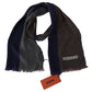 Elegant Multicolor Wool Scarf with Signature Embroidery - SEHABRANDS