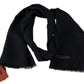 Elegant Unisex Wool Scarf with Fringes and Logo - SEHABRANDS