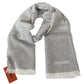 Elegant Beige Wool Scarf with Embroidery Detail - SEHABRANDS