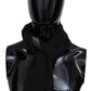 Elegant Wool Scarf with Signature Embroidery - SEHABRANDS