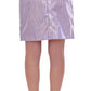 Elegant Purple Viscose Skirt - Wrap Closure - SEHABRANDS