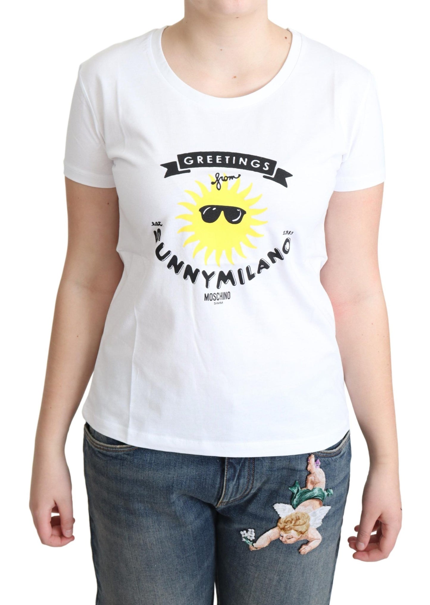 Sunny Milano Print Cotton Tee - SEHABRANDS