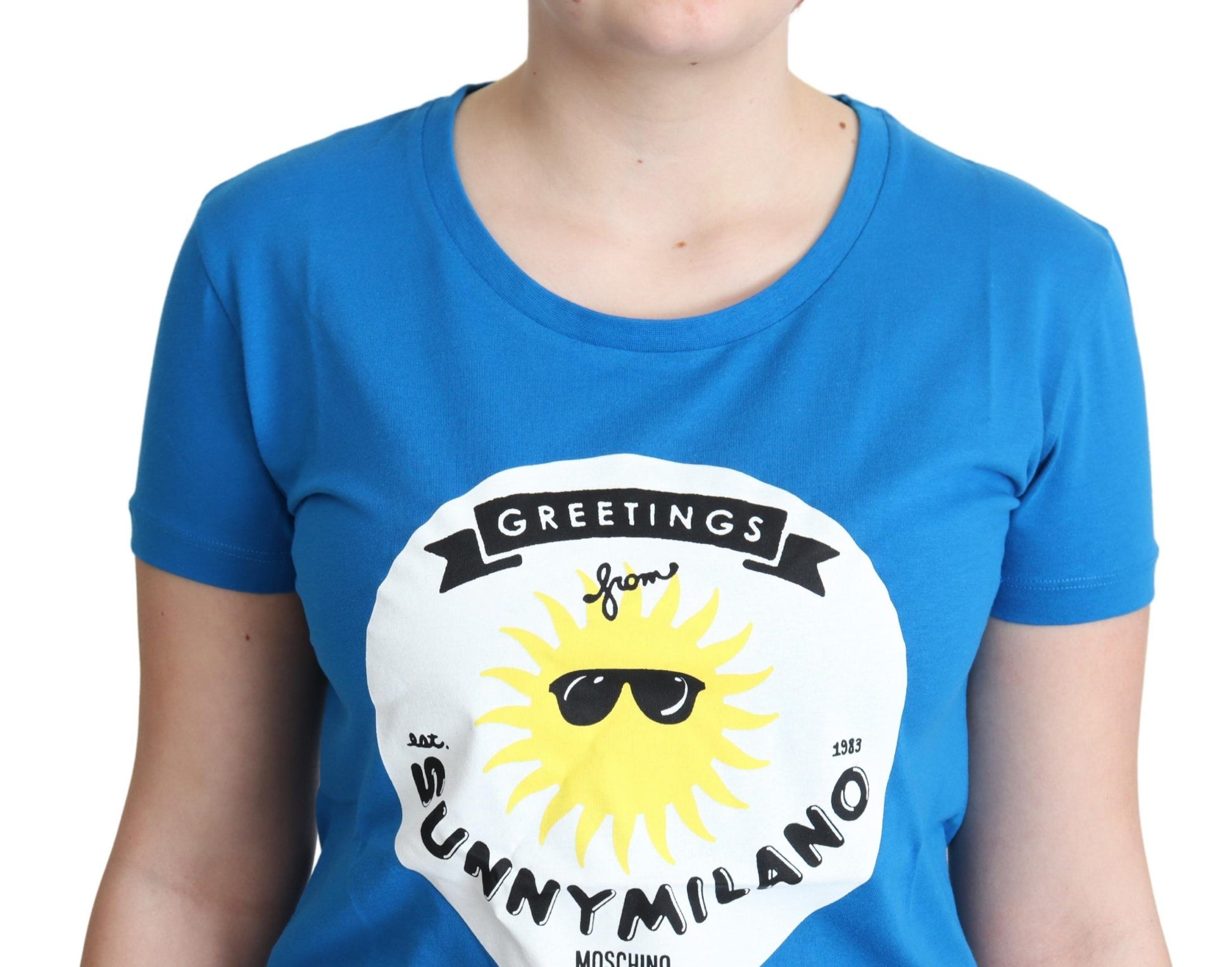 Sunny Milano Chic Round Neck Tee - SEHABRANDS