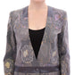 Chic Silk Floral One-Button Blazer - SEHABRANDS