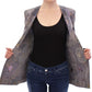 Chic Silk Floral One-Button Blazer - SEHABRANDS