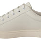 Dolce & Gabbana Chic White Leather Sneakers for Men