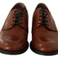 Dolce & Gabbana Elegant Brown Derby Formal Shoes