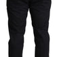 Dolce & Gabbana Elegant Black Stretch Cotton Trousers