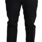 Dolce & Gabbana Elegant Black Stretch Cotton Trousers