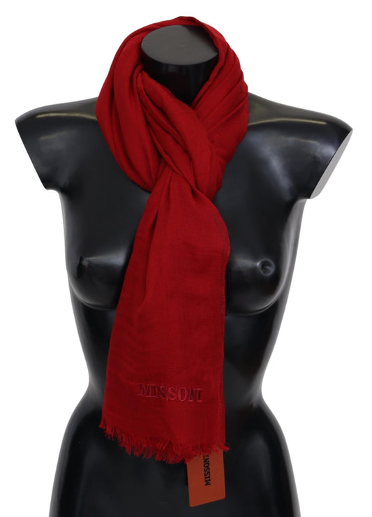 Luxurious Cashmere Patterned Scarf - SEHABRANDS