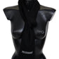 Elegant Embroidered Wool Scarf in Black - SEHABRANDS